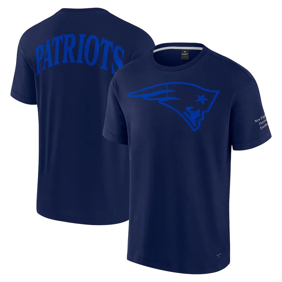 Men new england patriots blue 20241213 NFL T shirt